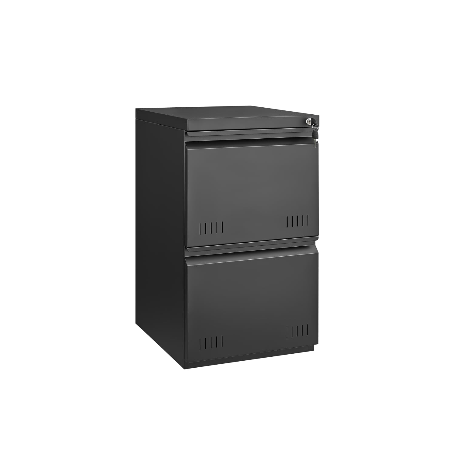 Approgreent Metal Storage Cabinet with Adjustable Shelves, Garage Cabinet with 2 Lockable Doors, Garage Storage Cabinet, Kitchen Pantry Cabinet - 71'H, Black
