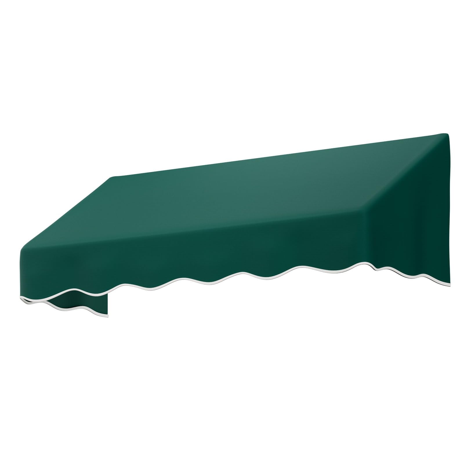 VINGLI 6x2 FT Outside Window Awning, Door Awnings for Sunshade & Waterproof, Patio Manual Retractable Awning for Door Entrance in Balcony, Backyard, Garden, Dark Green
